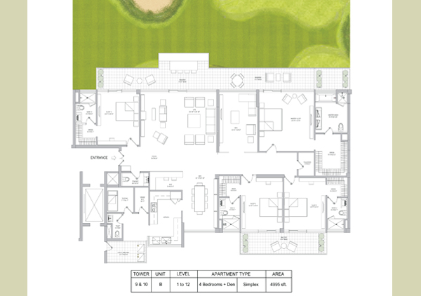M3M Polo Suites floorplan