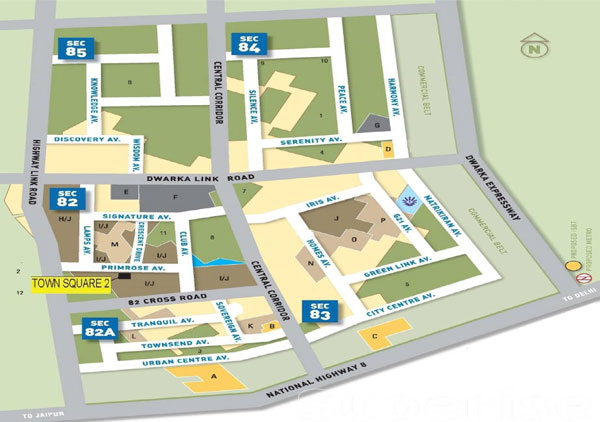 Vatika Town Square floorplan