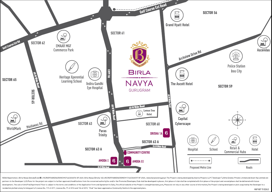 Birla Estate Navya Amoda 1 Site Plan