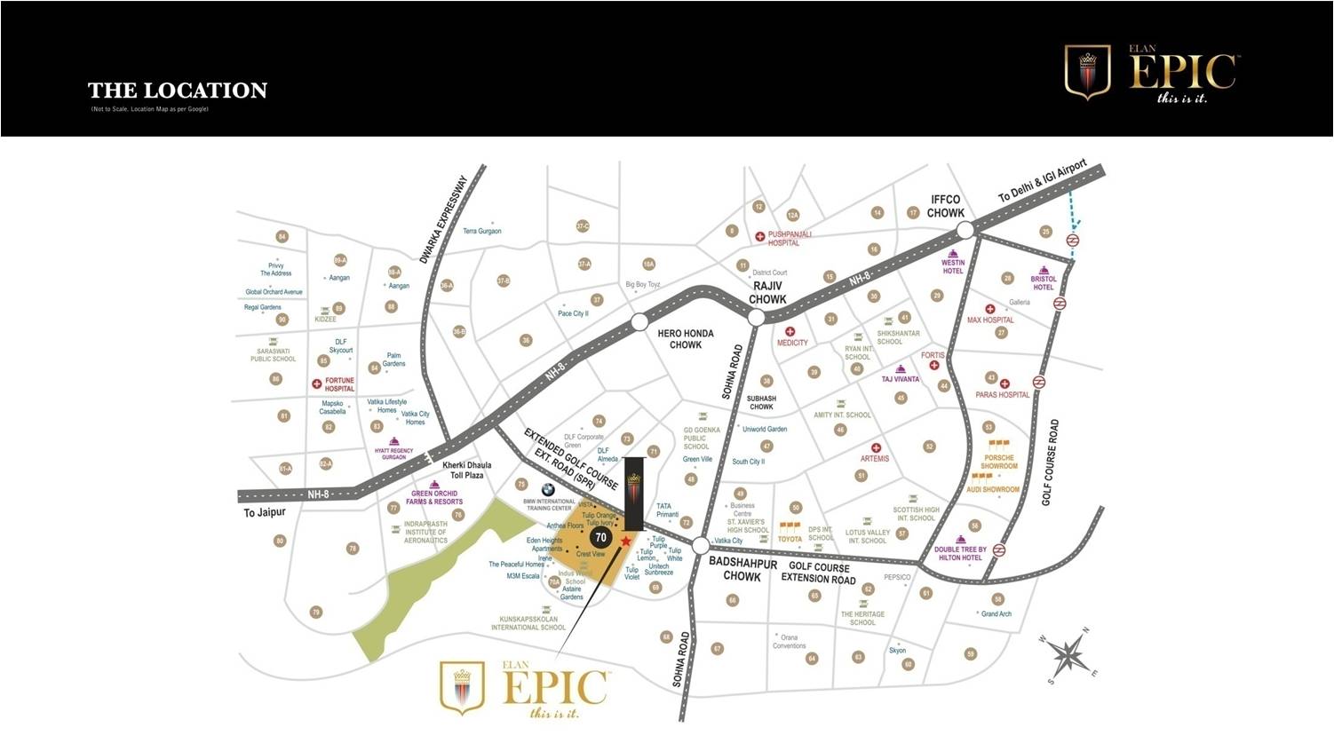 Elan Paradise Sector 50 Gurgaon Site Plan