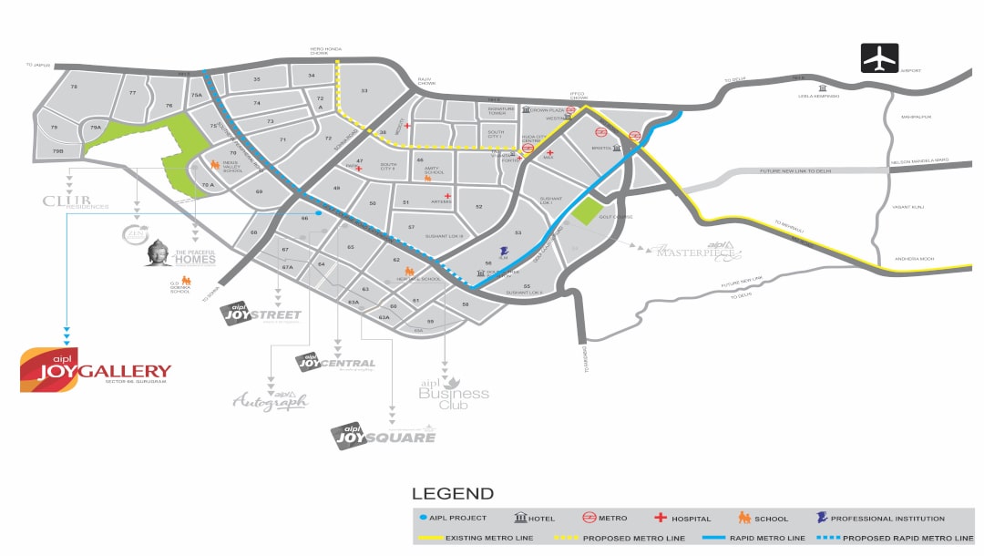 DLF Garden City Sector 91 Gurgaon Site Plan