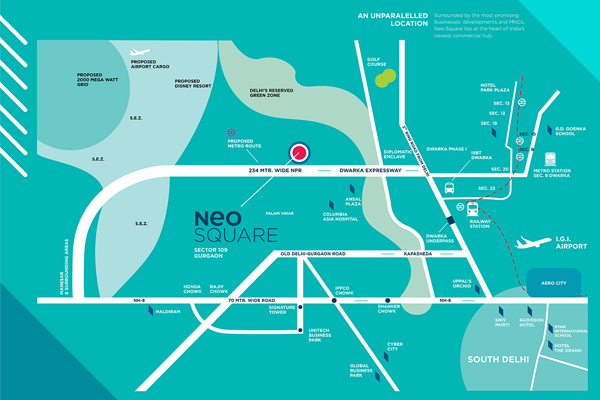 Neo Square Sector 109 Site Plan