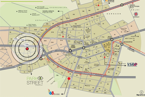 VSR Park  Street Site Plan
